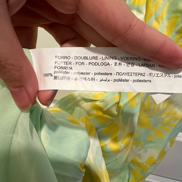 Zara Sun Pattern Mini Dress Size Medium - Picture 6 of 11